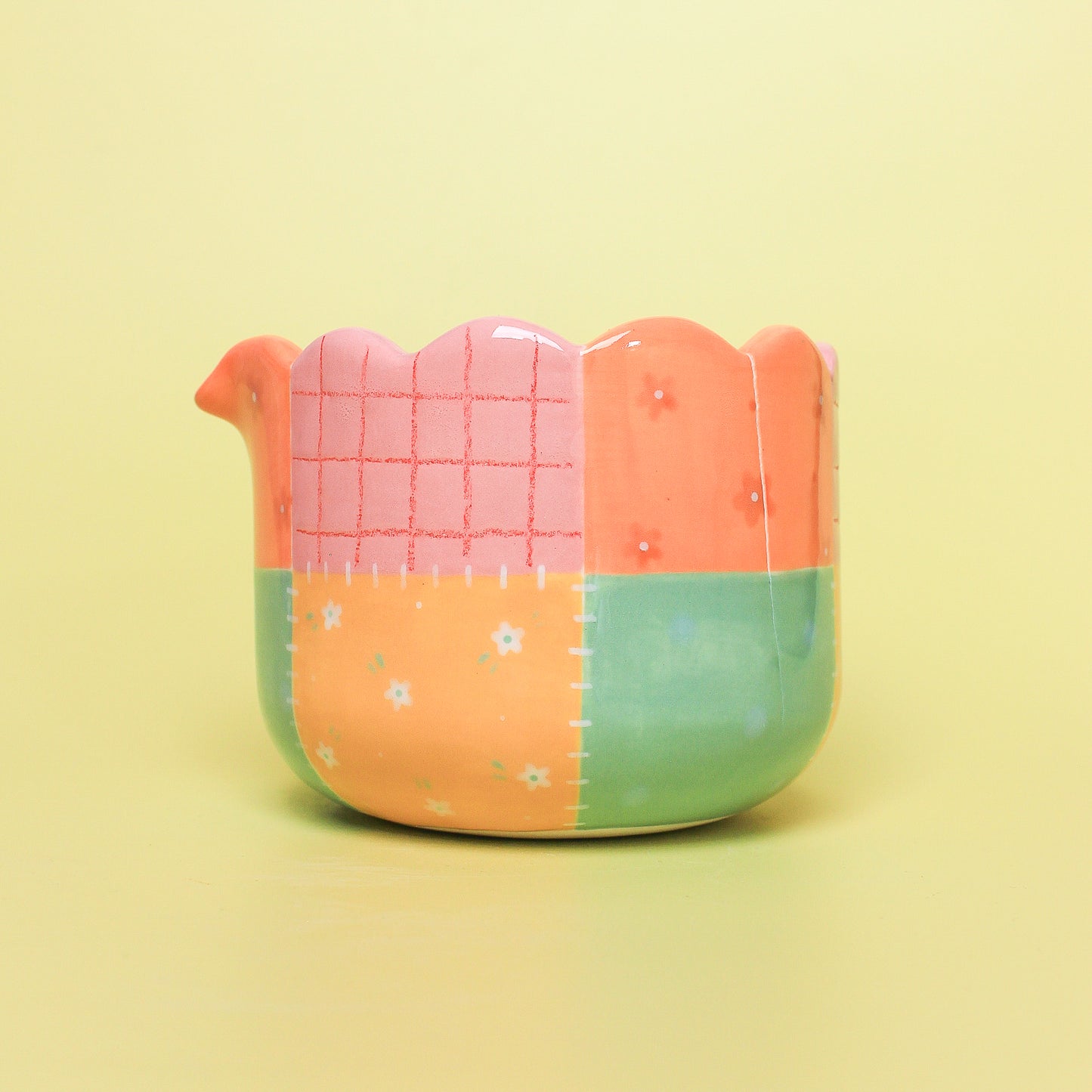 stitched bowl with spout #3 (seconds)