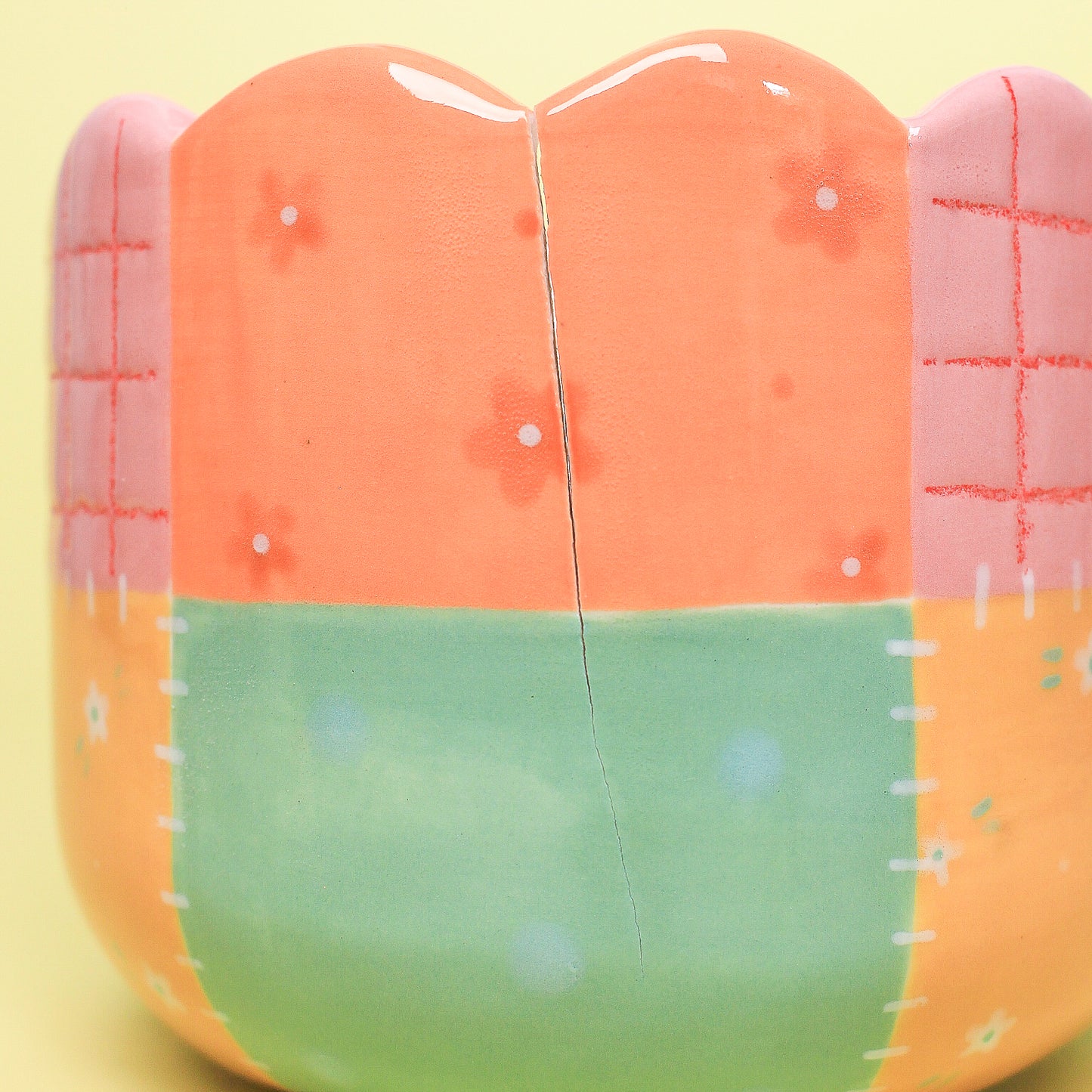 stitched bowl with spout #3 (seconds)