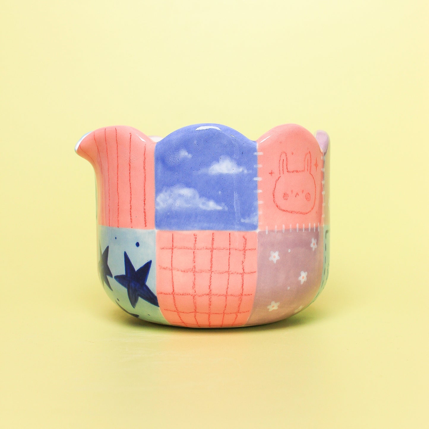 stitched bowl with spout #4 (seconds)