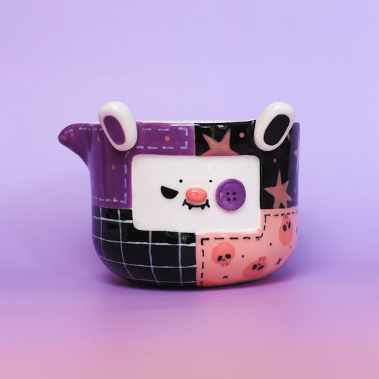 halloween stitched matcha bowl #2