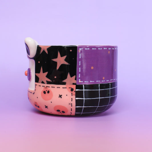 halloween stitched matcha bowl #2