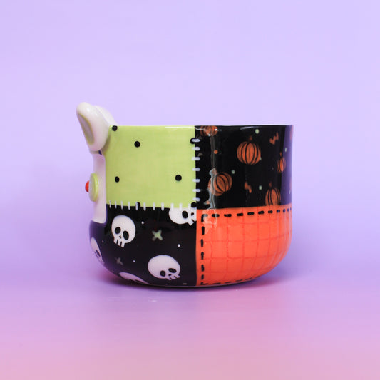 halloween stitched matcha bowl #3