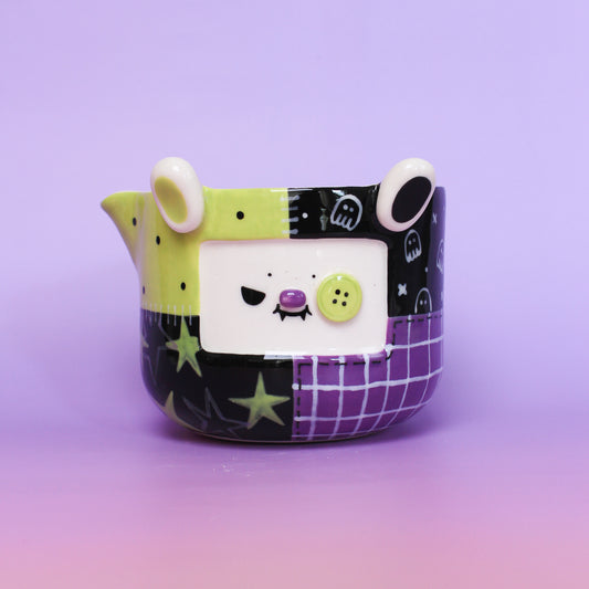 halloween stitched matcha bowl #4