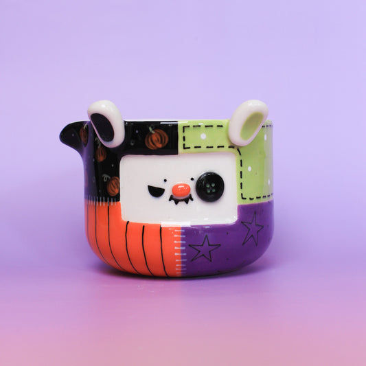 halloween stitched matcha bowl #7