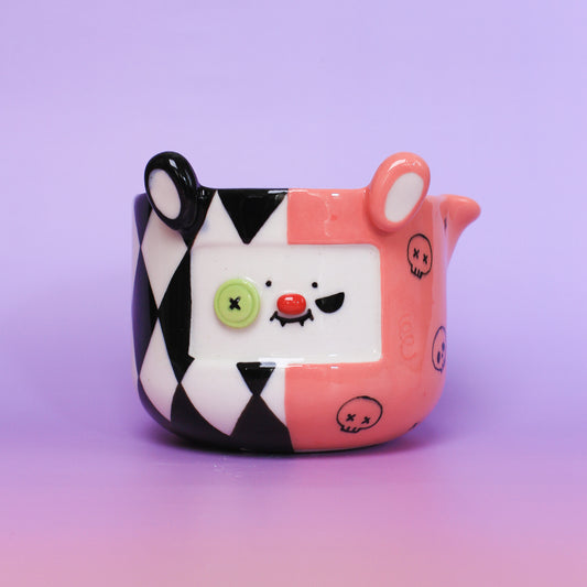 pink clown matcha bowl #8