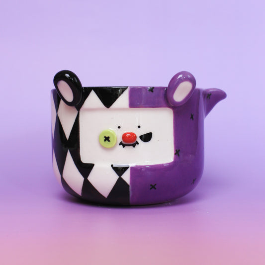 purple clown matcha bowl #10