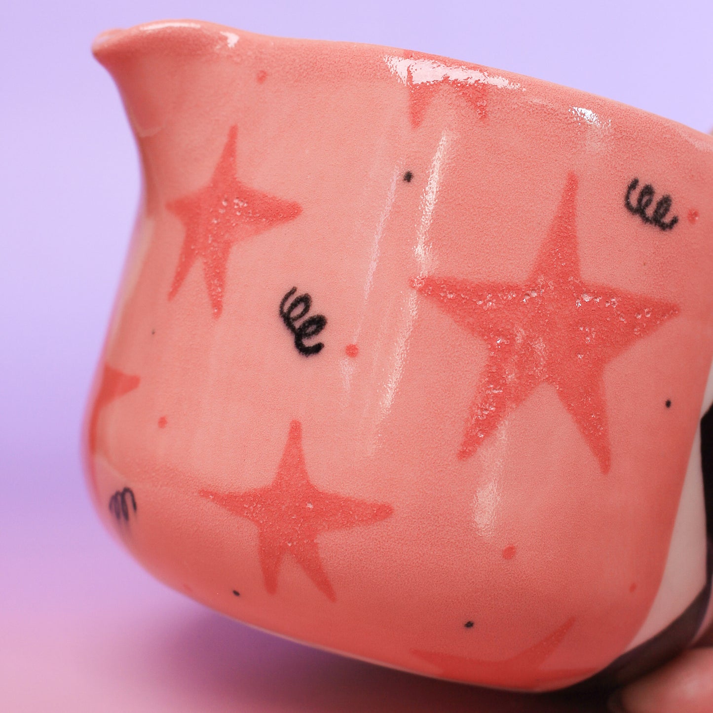 pink clown matcha bowl #12