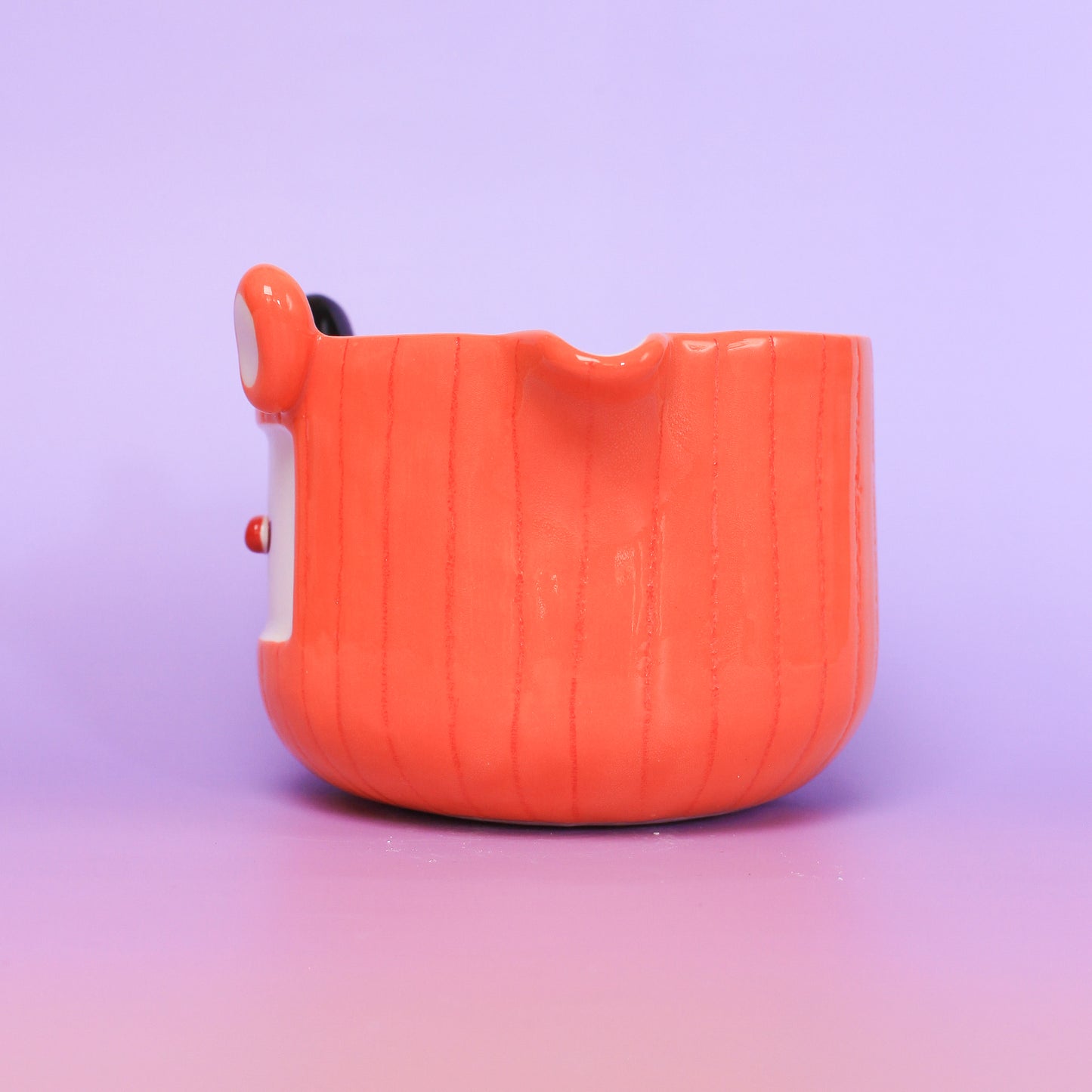 orange clown matcha bowl #11
