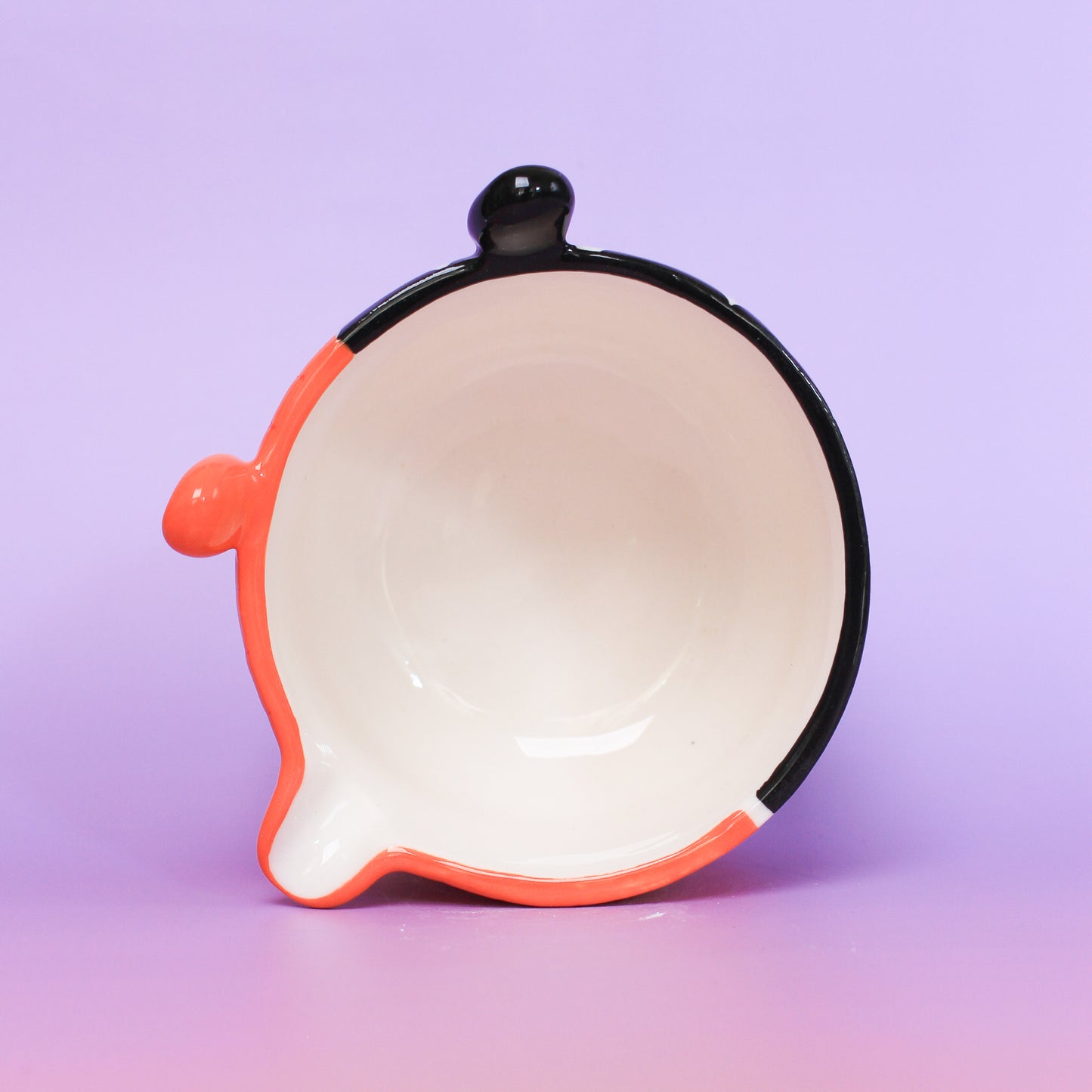 orange clown matcha bowl #11