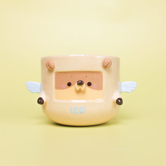 OTTER ANGEL PLANTER #1