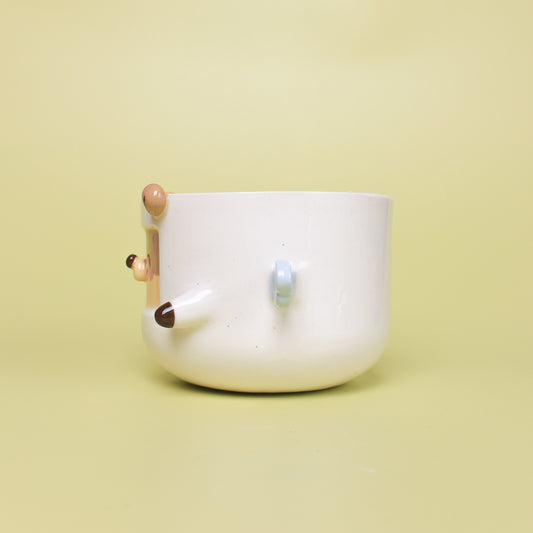 OTTER ANGEL PLANTER #2 (porcelain)