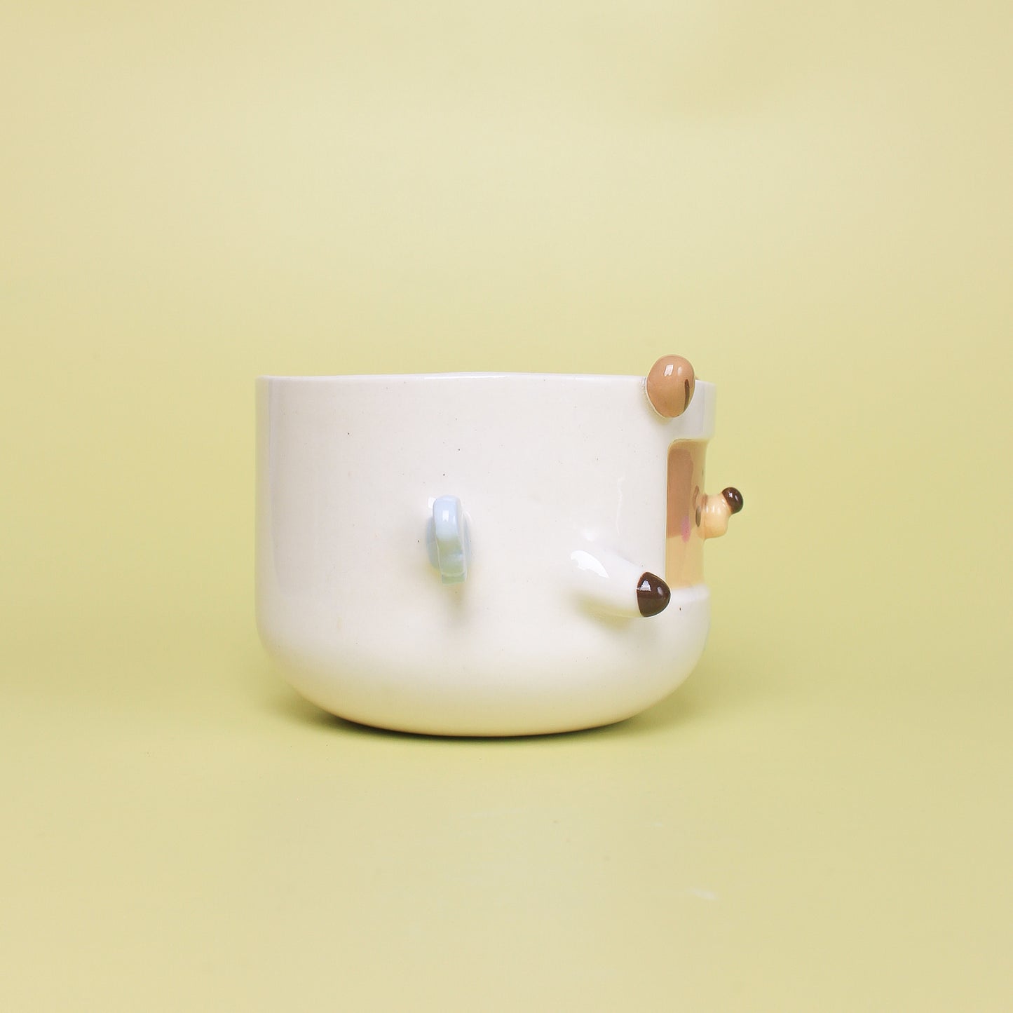 OTTER ANGEL PLANTER #2 (porcelain)