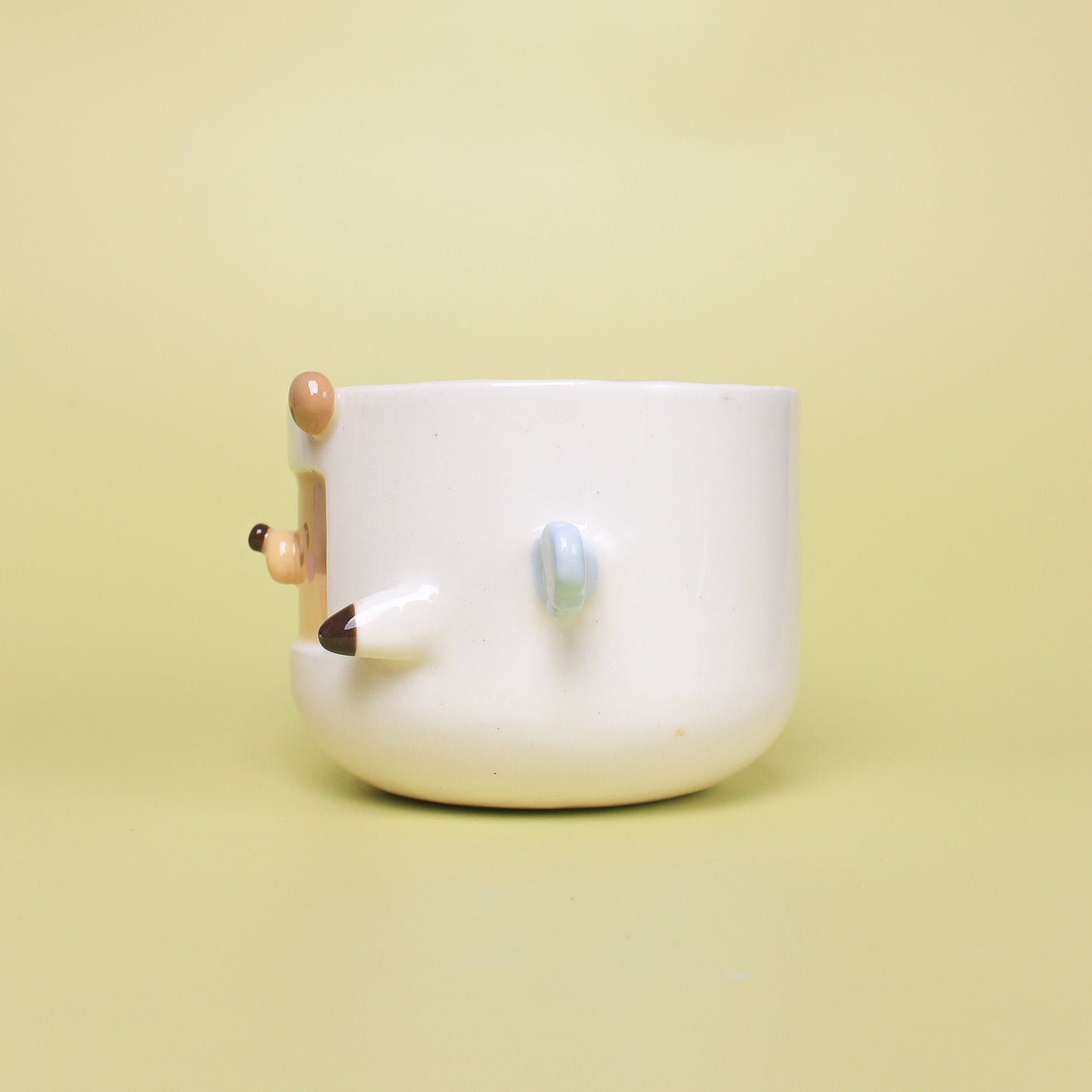 OTTER ANGEL PLANTER #3 (porcelain)