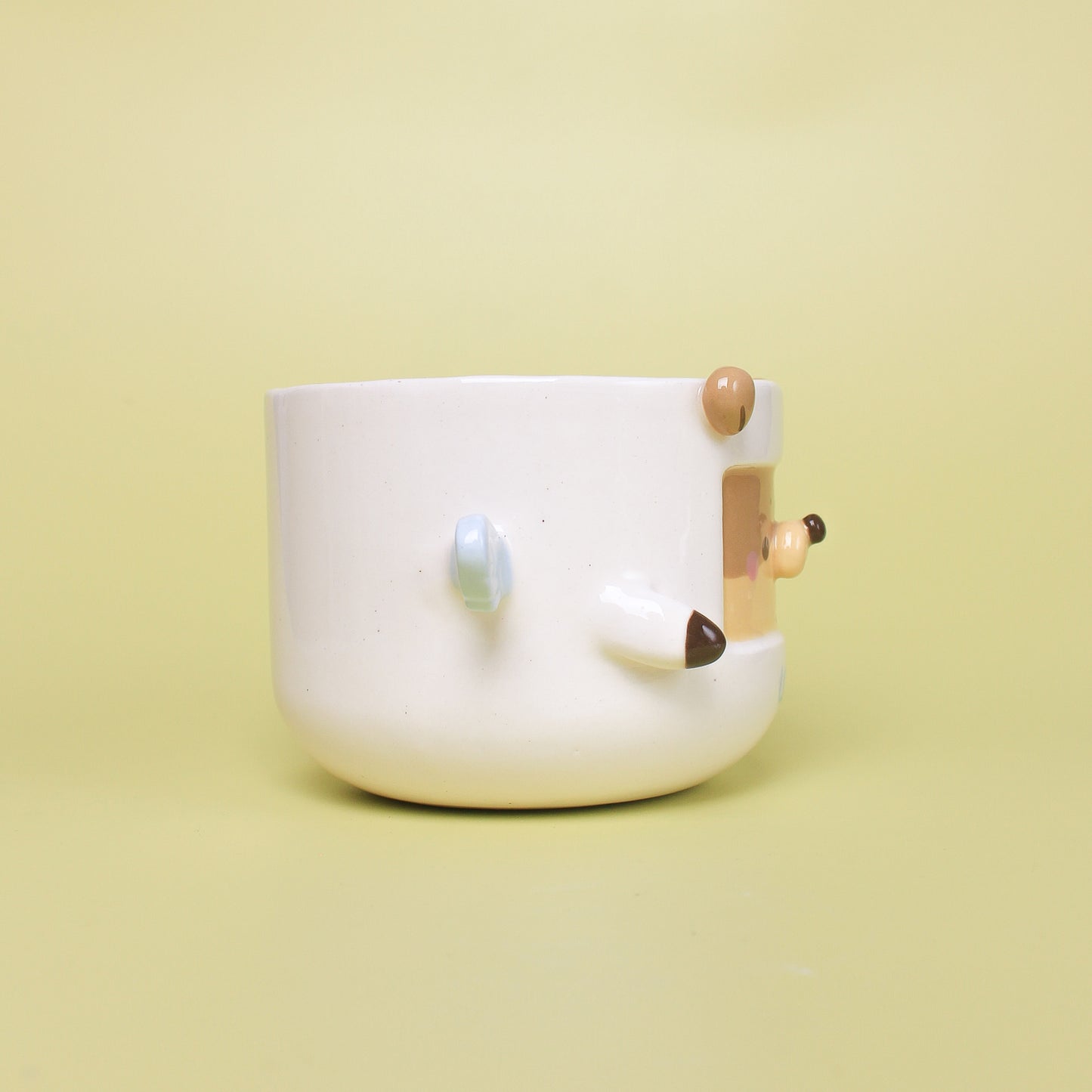 OTTER ANGEL PLANTER #3 (porcelain)