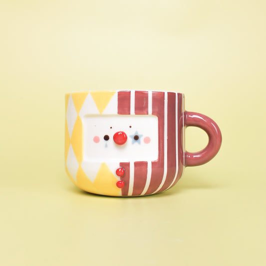CLOWN MUG (porcelain)