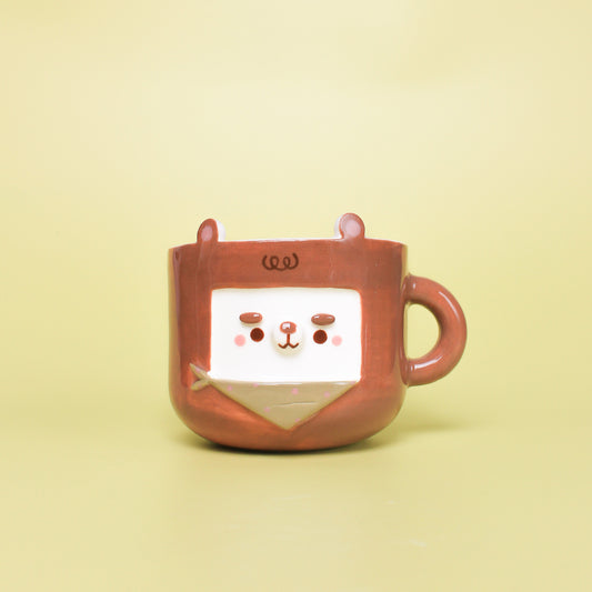 BEAR SMALL CUP #1 (porcelain)