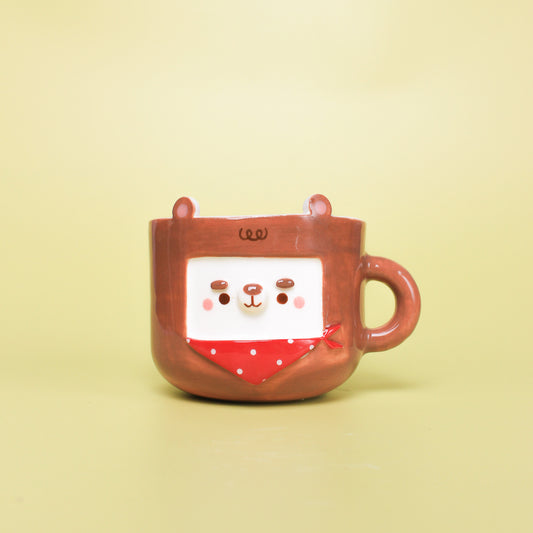 BEAR SMALL CUP #2 (porcelain)