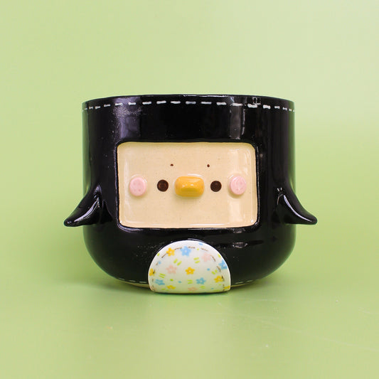 teddy penguin planter