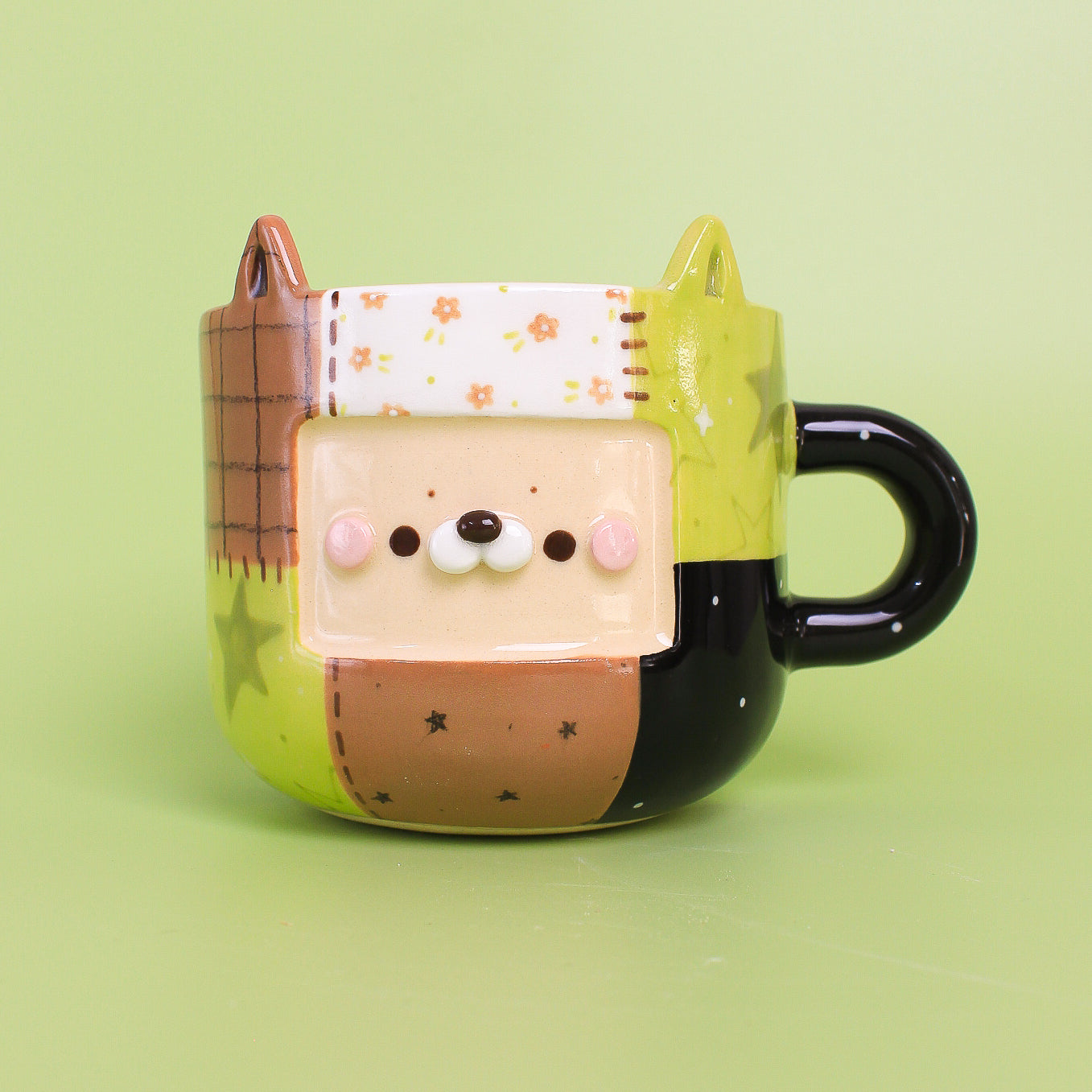 teddy kitty mug #15