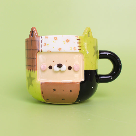 teddy kitty mug #15