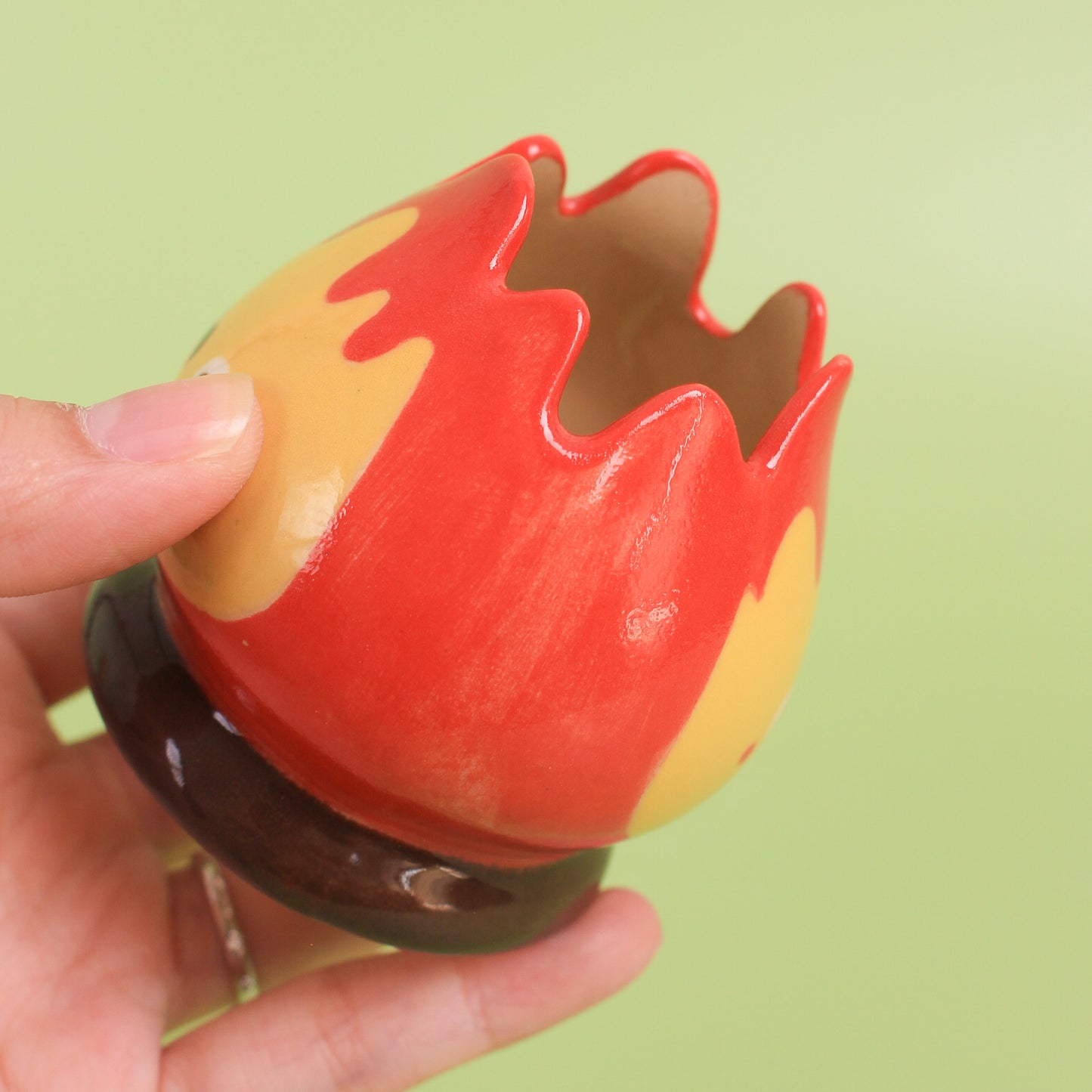 fire demon whisk stand (b-grade)