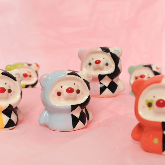 CLOWN PUDI CERAMIC FIGURE