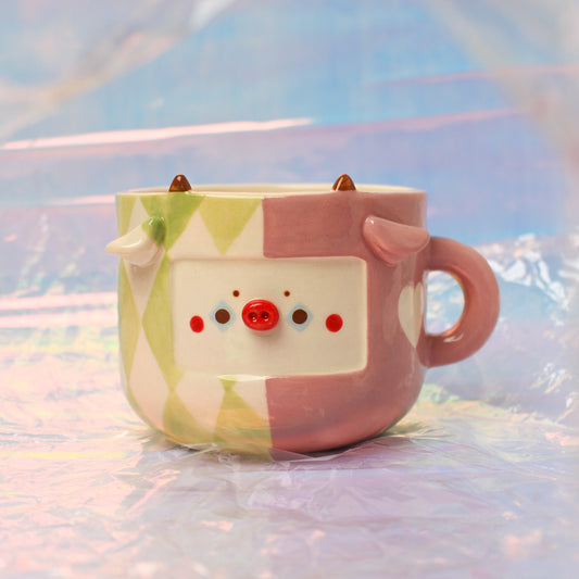 CLOWN COW MUG #19