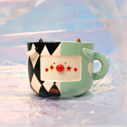 CLOWN COW MUG #22
