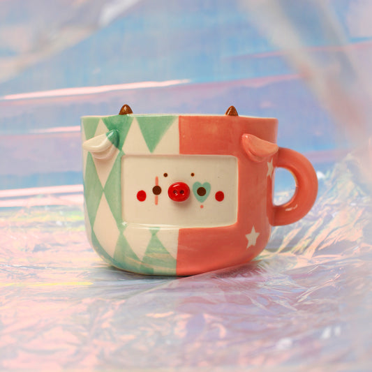 CLOWN COW MUG #28