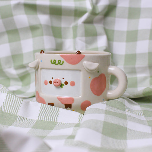 ORIGINAL COW MUG - PINK #3