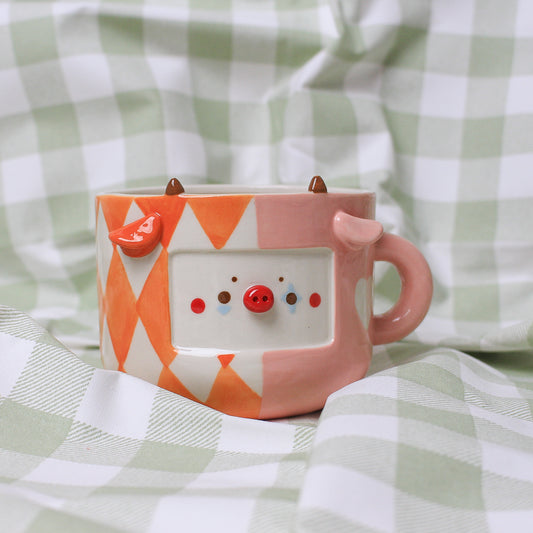 CLOWN COW MUG #13