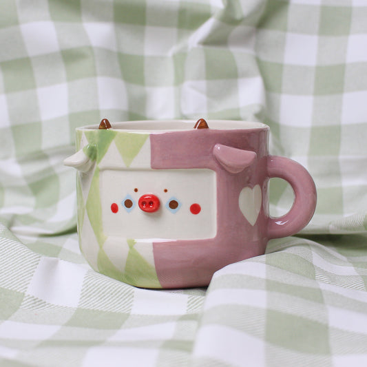 CLOWN COW MUG #19