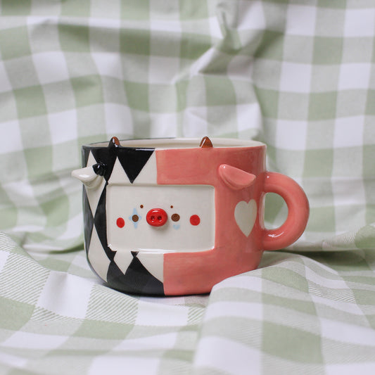 CLOWN COW MUG #26