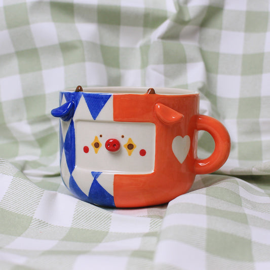CLOWN COW MUG #25