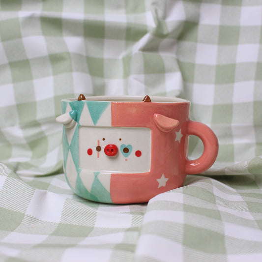 CLOWN COW MUG #18