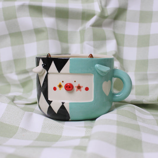 CLOWN COW MUG #22