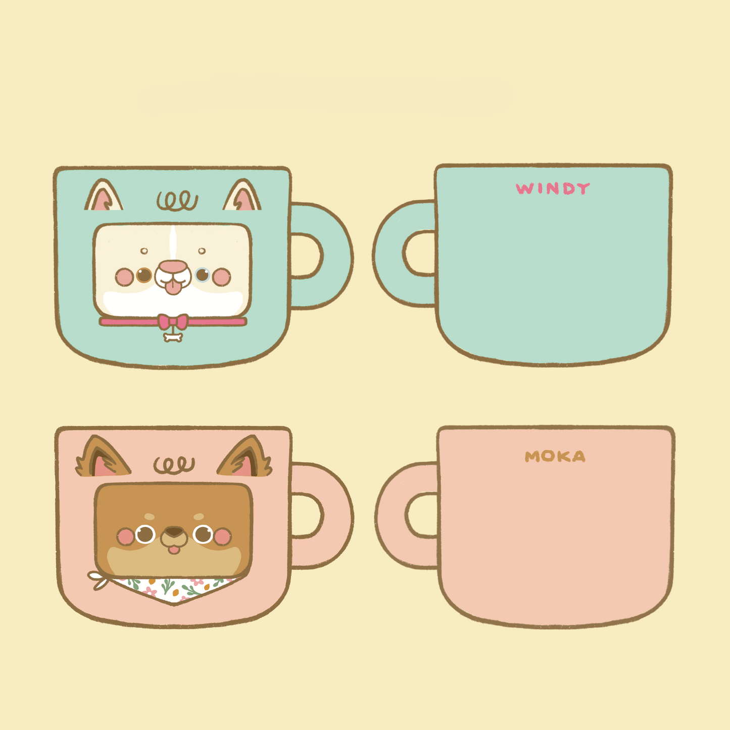 (pre) WINDY & MOKA CUPS
