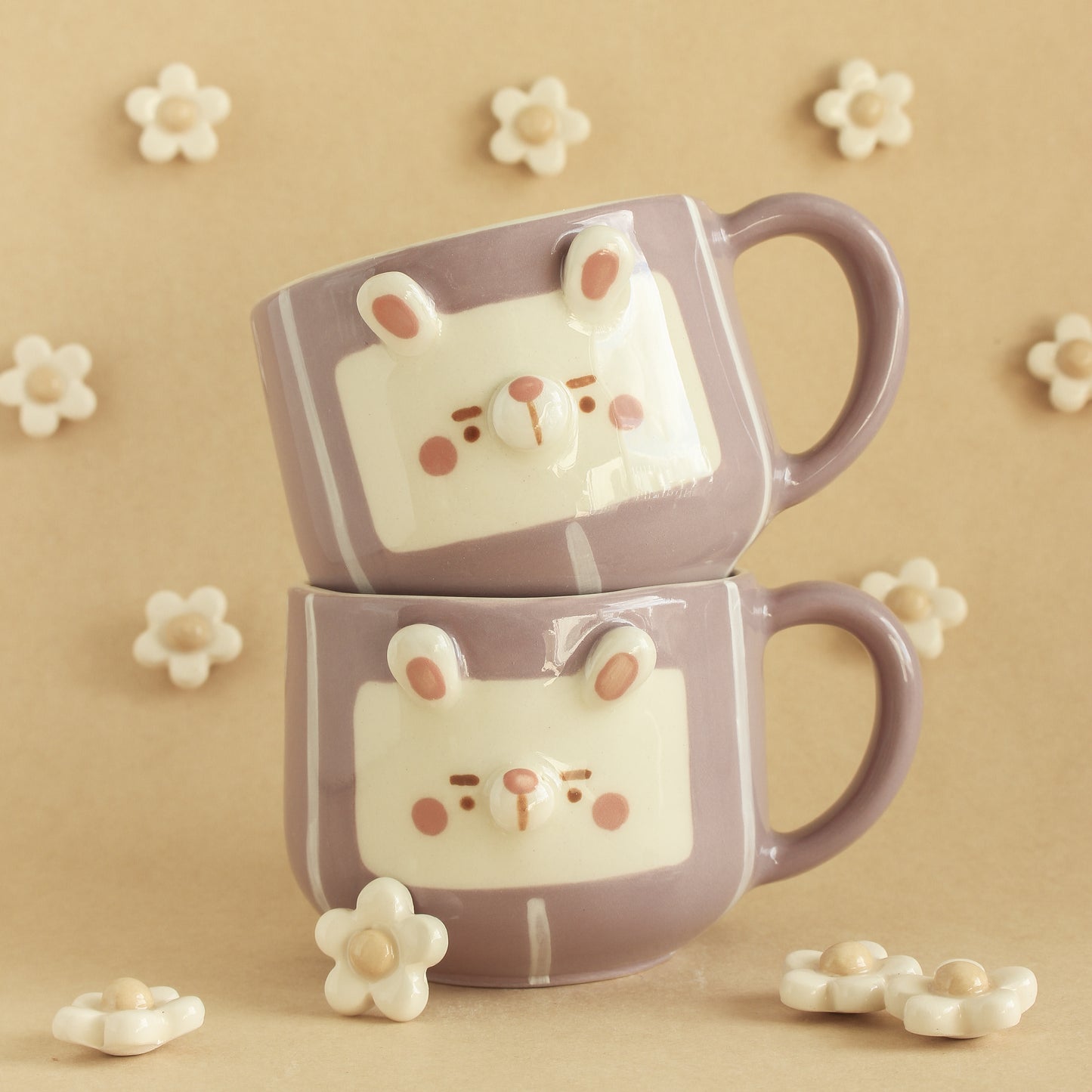 VIOLET BUNNY MUG #13