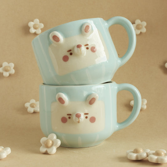 BABY BLUE BUNNY MUG #17
