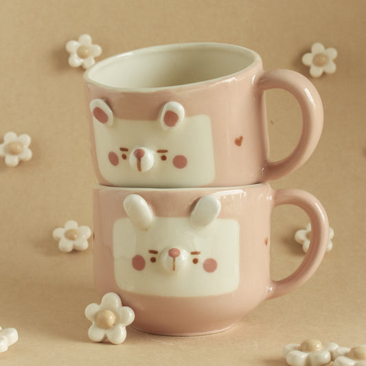 LIGHT PINK BUNNY MUG #9
