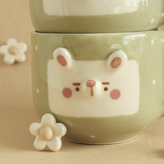 AVOCADO BUNNY MUG #4