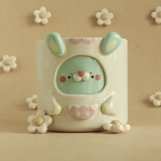 BLUE THOR PLANTER - DRAINAGE HOLE